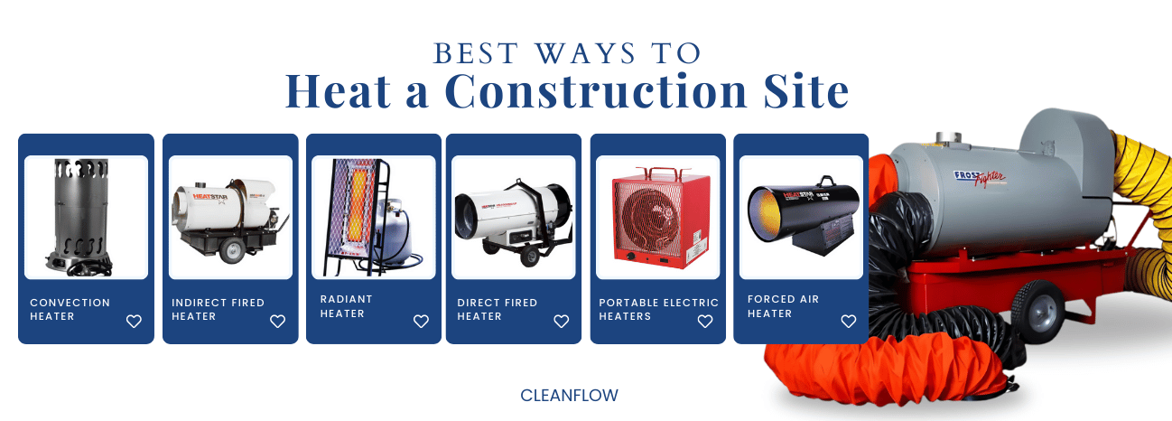Construction Sites Industrial Heaters in Canada