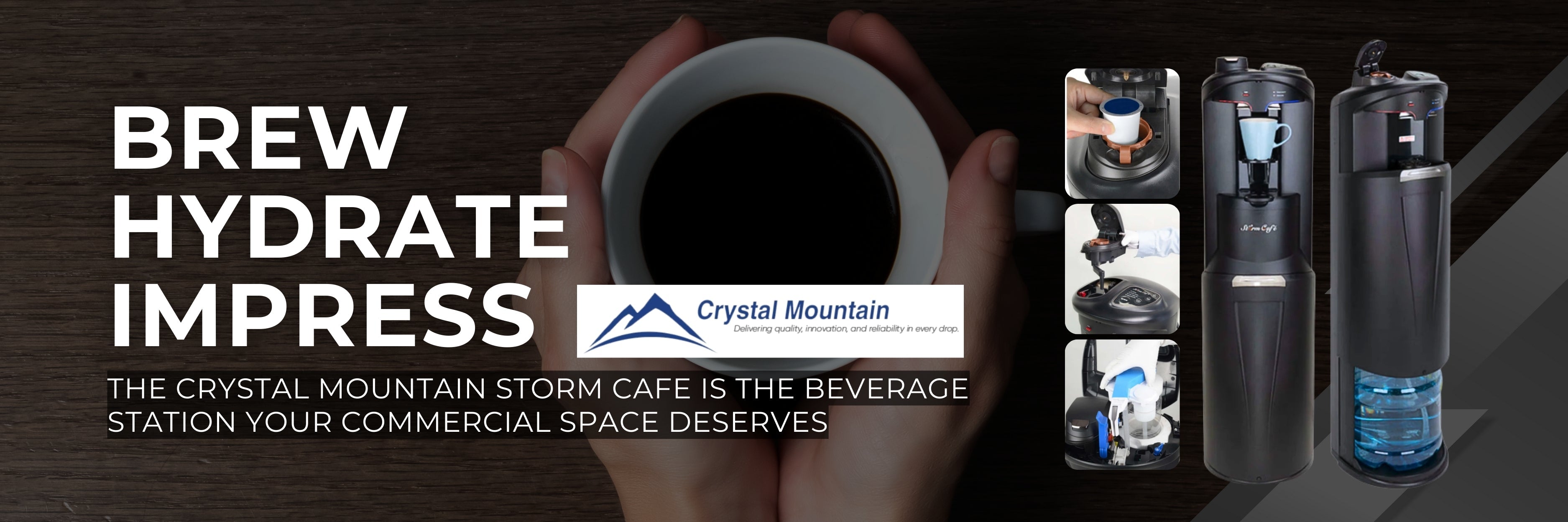 Brew, Hydrate, Impress: The Crystal Mountain Storm Café Is the Beverage Station Your Commercial Space Deserves