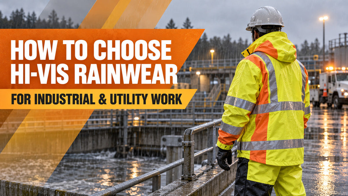 How to Choose Hi-Vis Rainwear for Industrial & Utility Work