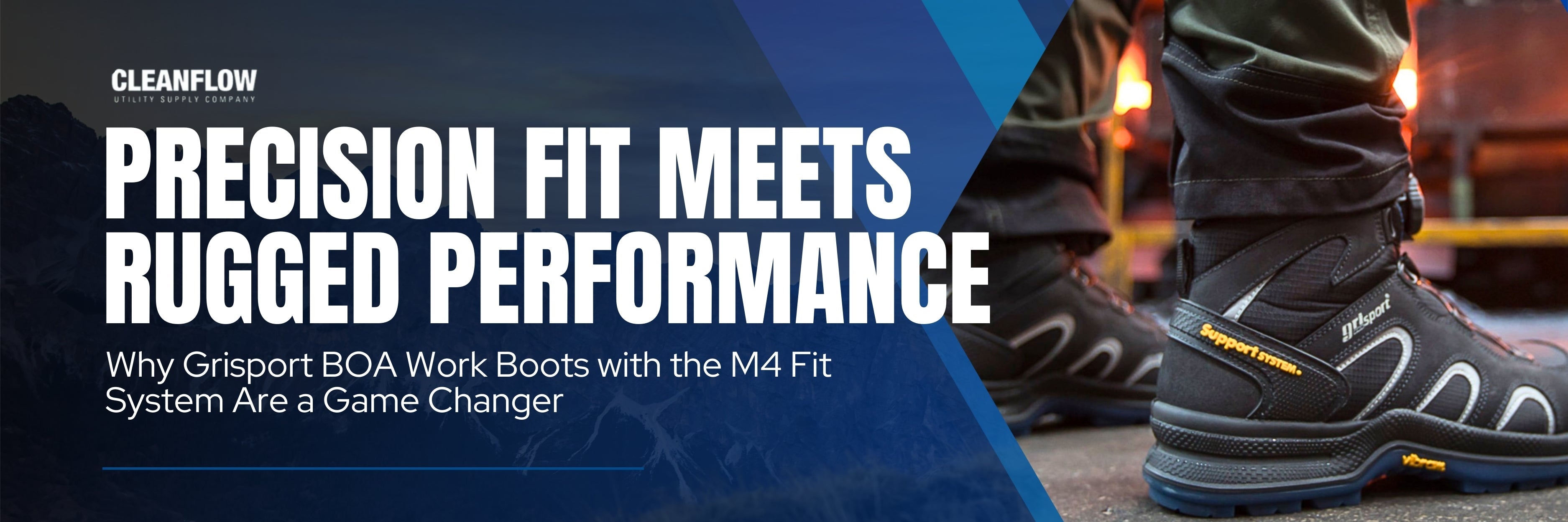Precision Fit Meets Rugged Performance: Why Grisport BOA Work Boots with the M4 Fit System Are a Game Changer