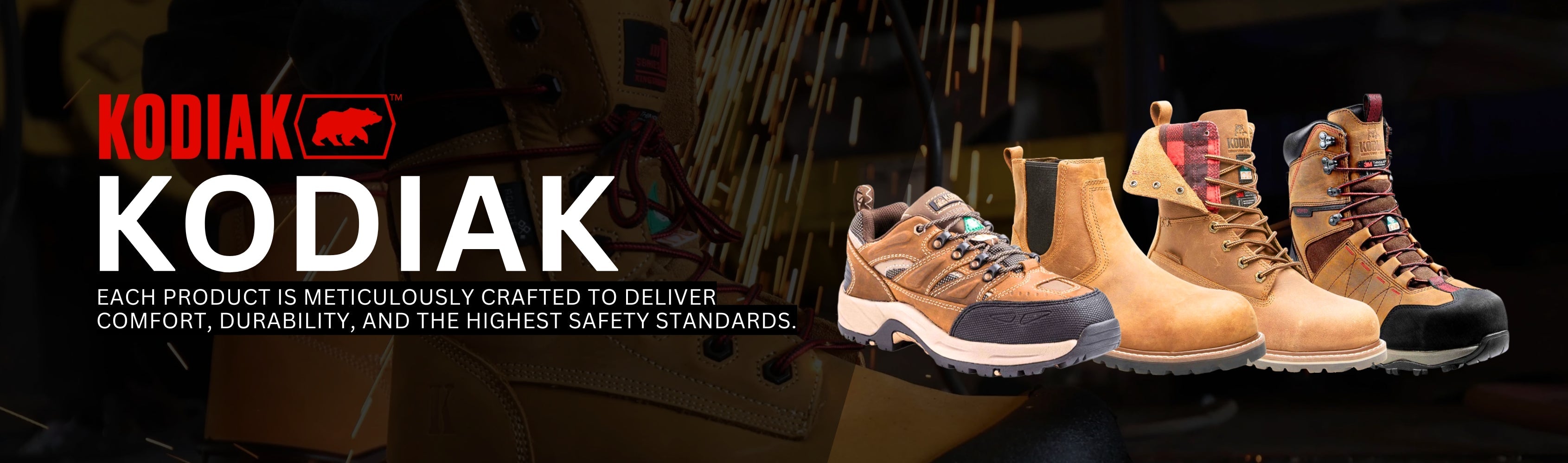 Kodiak – Reliable Work Boots & Outdoor Footwear Banner