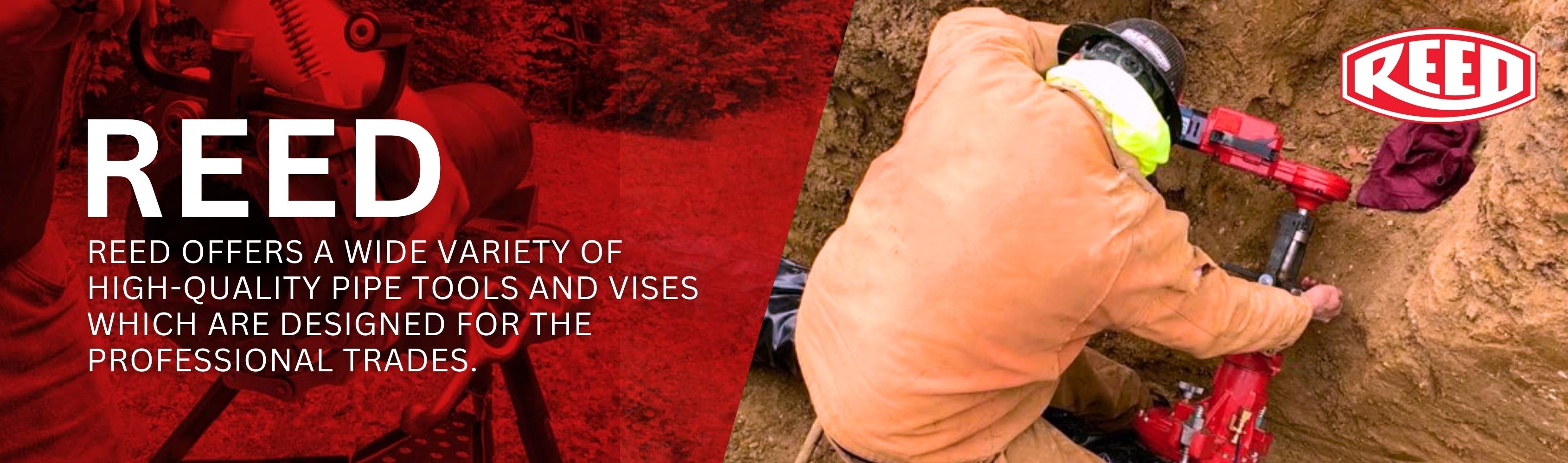 Reed Tools in Canada – Pipe & Tubing Equipment Banner