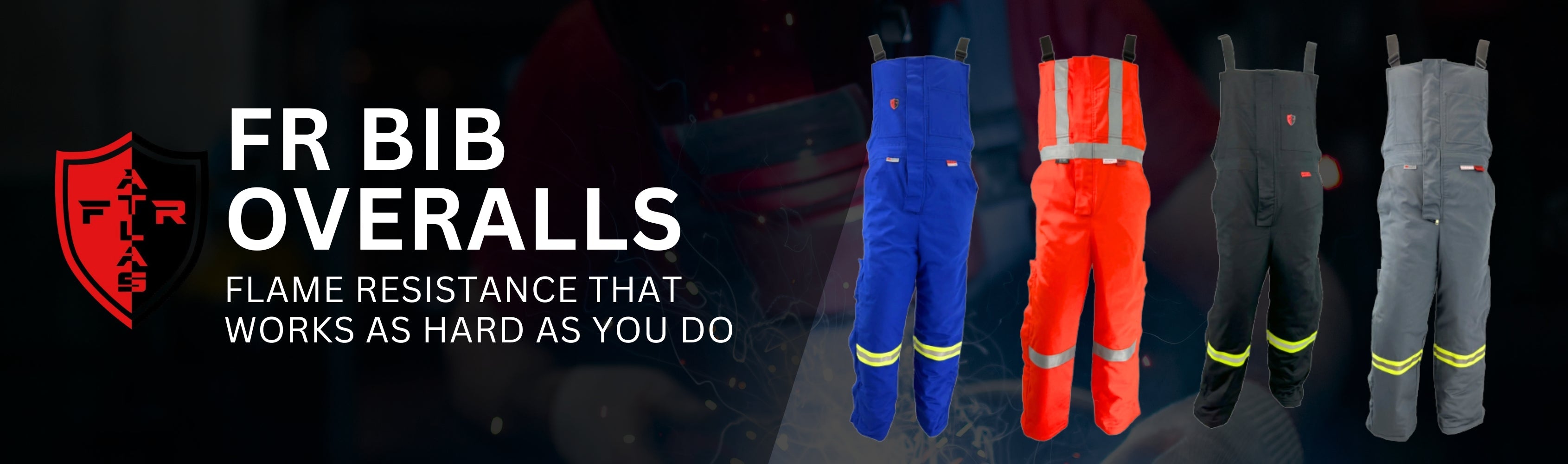 Atlas Workwear - FR Bib Overalls Banner