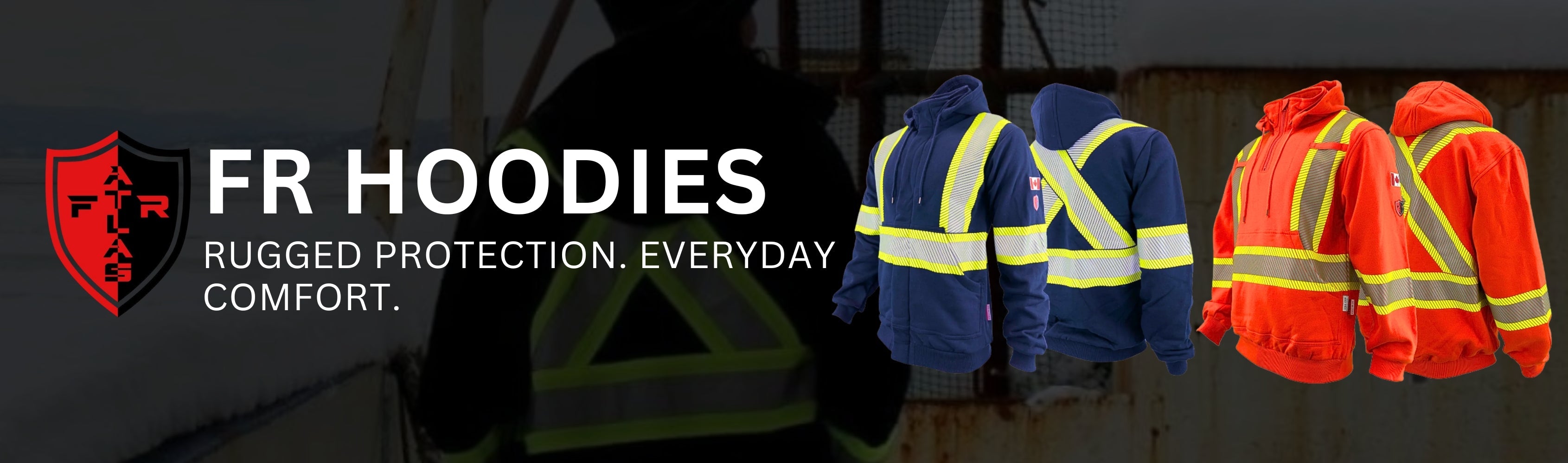 Atlas Workwear - FR Hoodies Banner