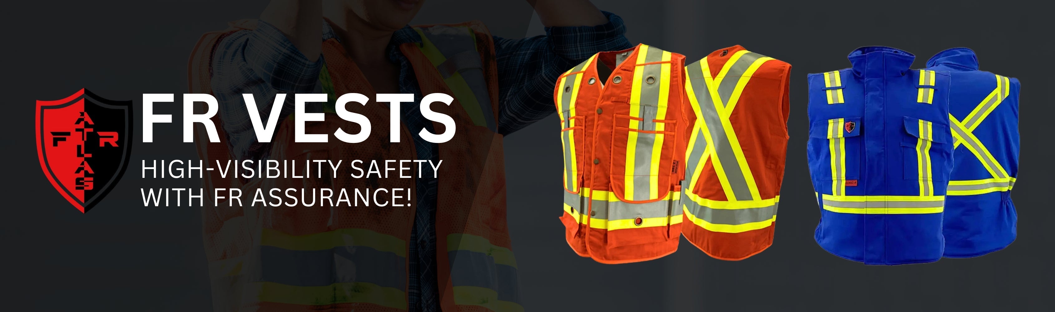 Atlas Workwear - FR Vests Banner