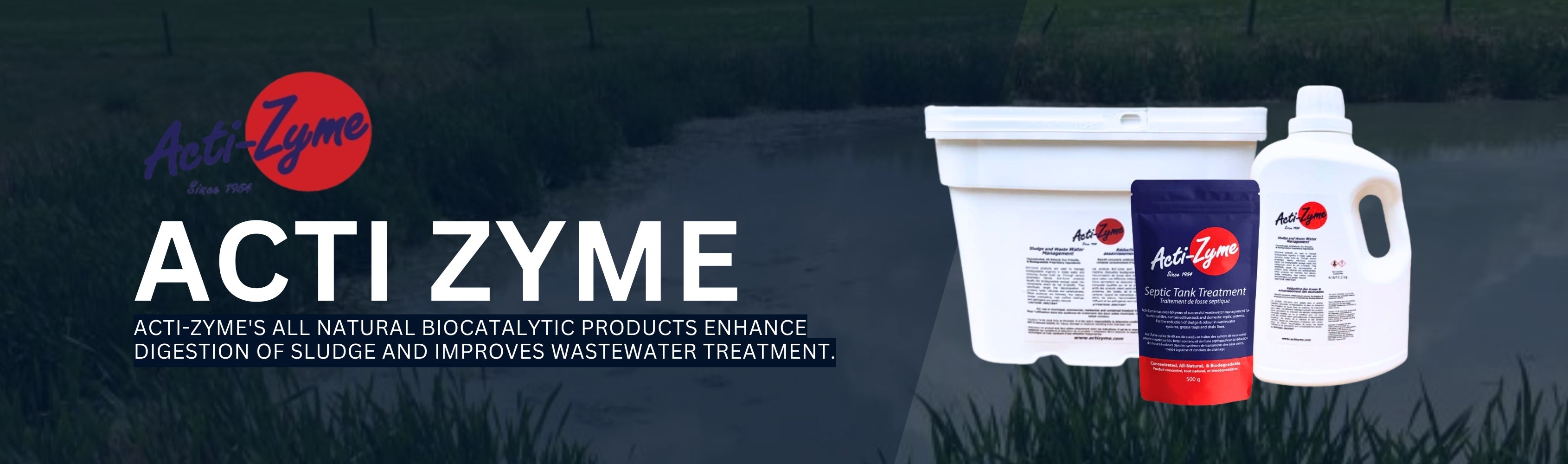 Acti-Zyme Products Banner