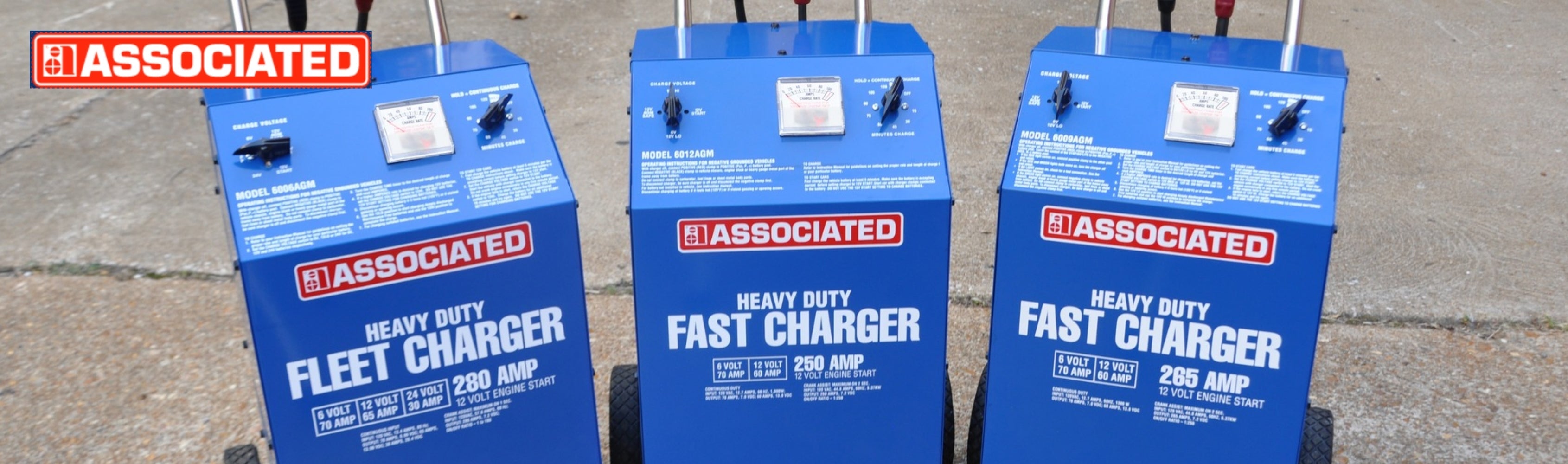 Associated Equipment – Battery Chargers & More Banner