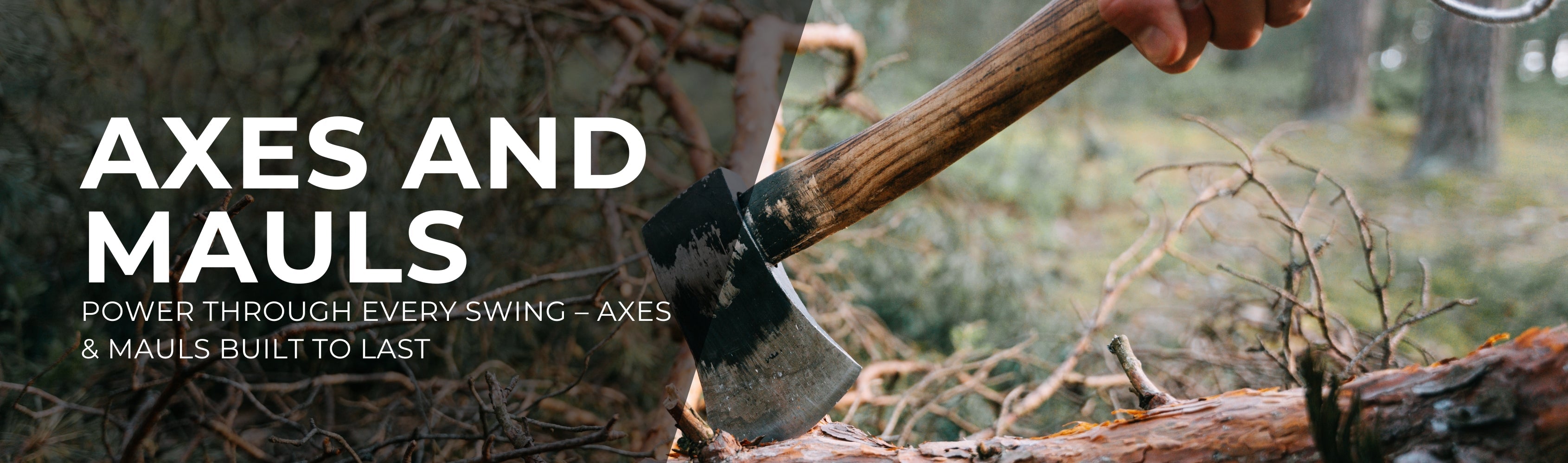 Axes and Mauls Banner