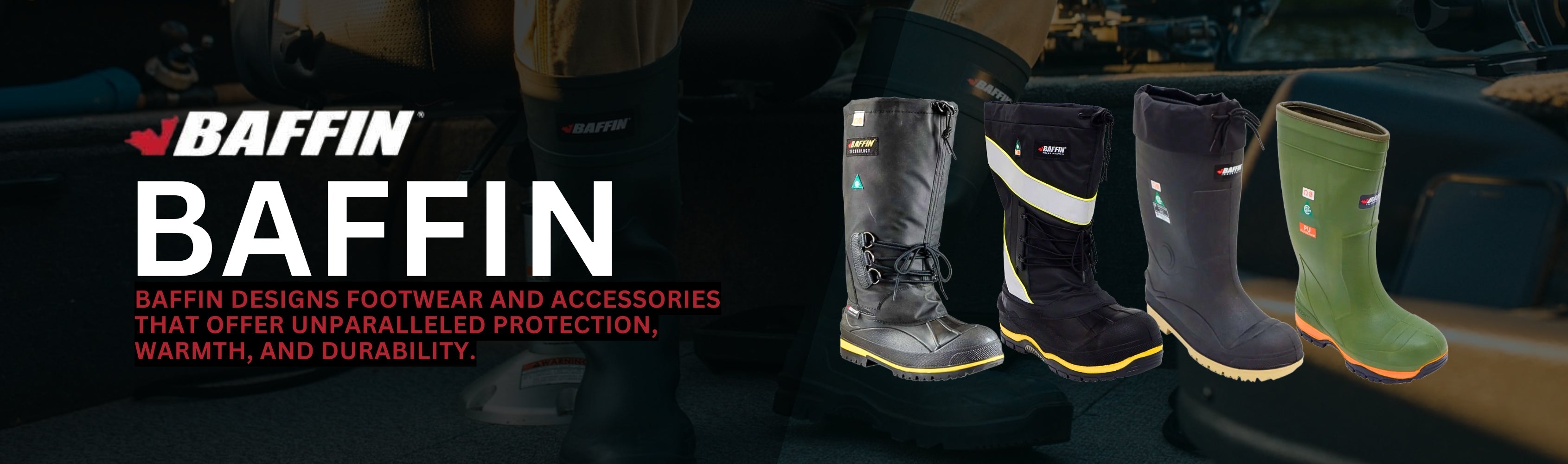 Baffin Winter Work Boots - In Stock and Ready to Ship Banner