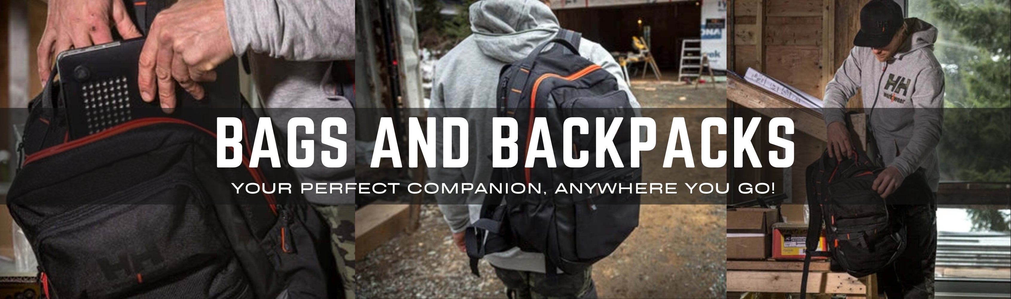 Bags and Backpacks Banner