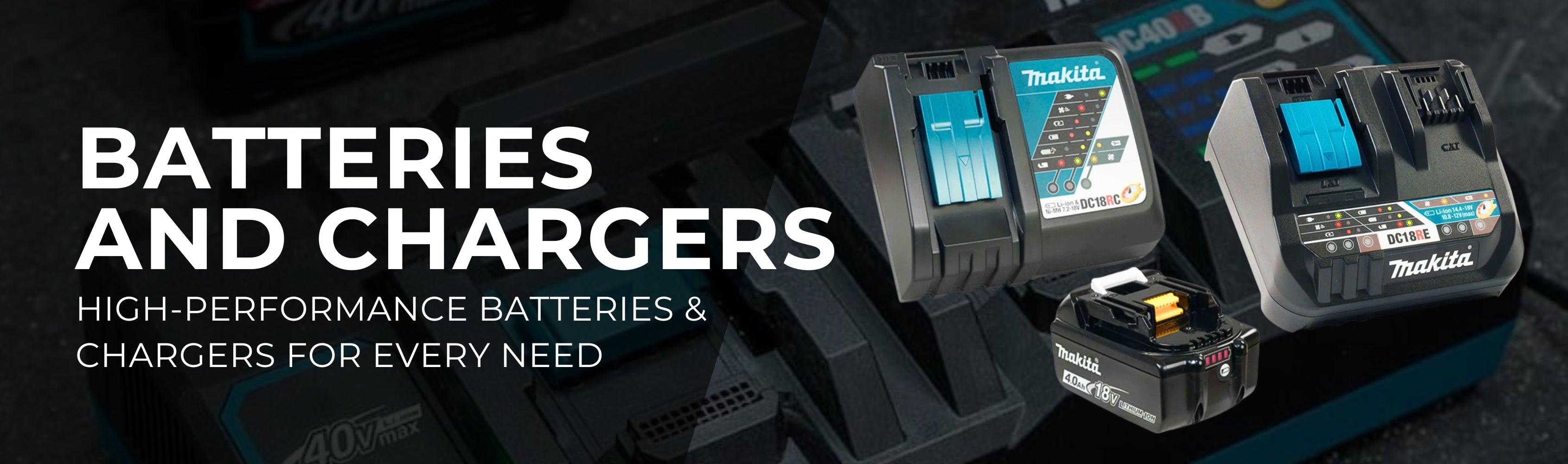 Batteries and Chargers Banner