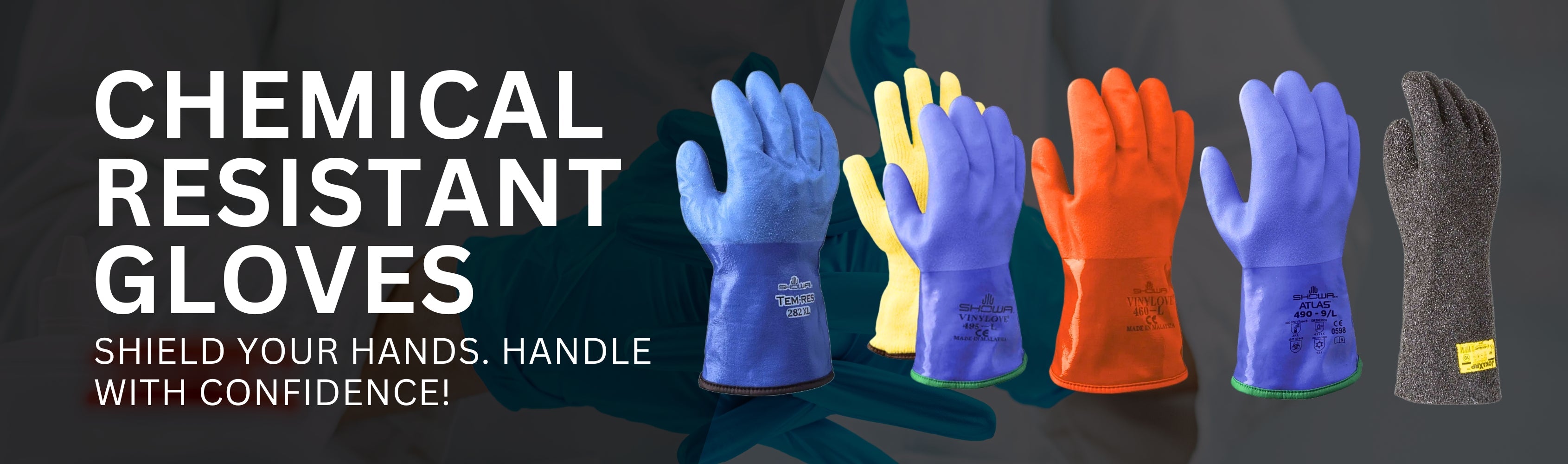 Chemical Resistant Gloves Banner
