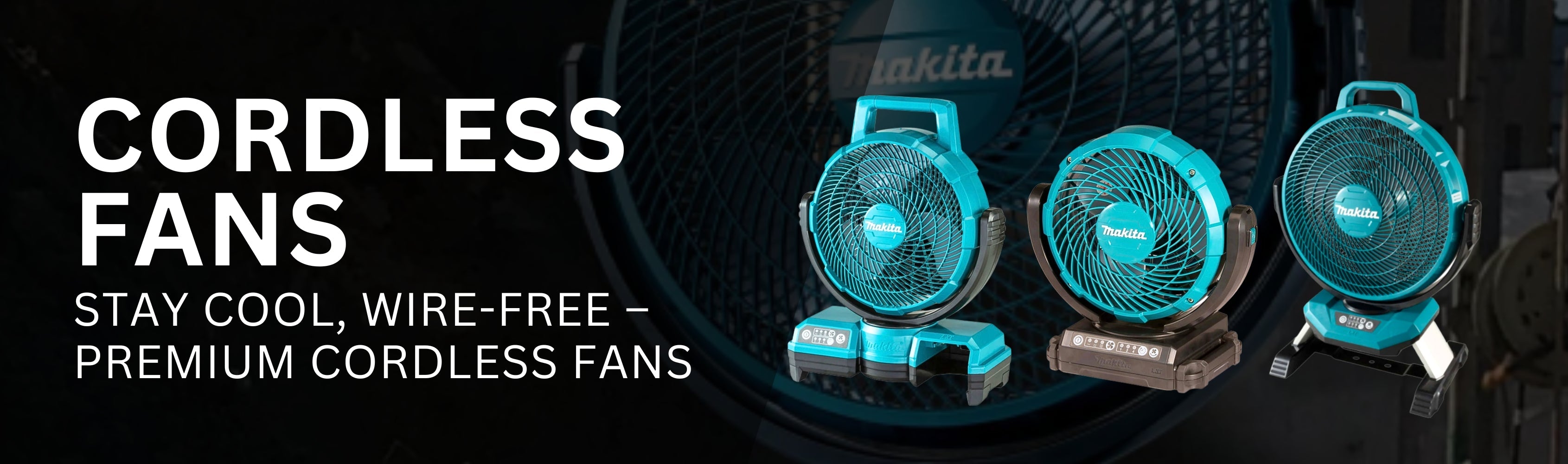 Cordless Fans Banner