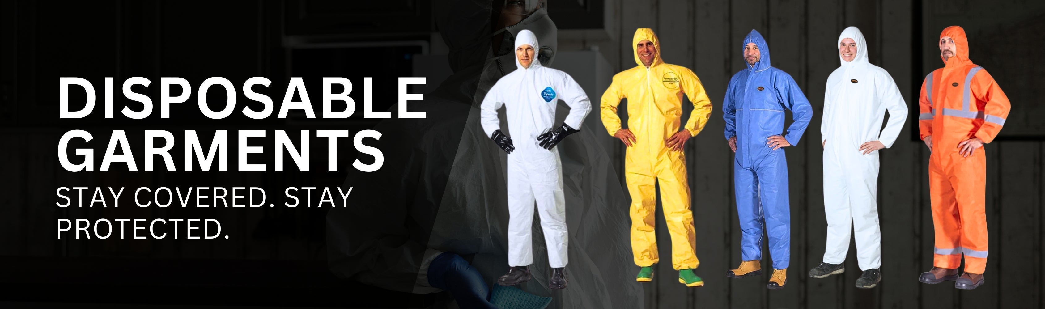 Disposable Garments Banner