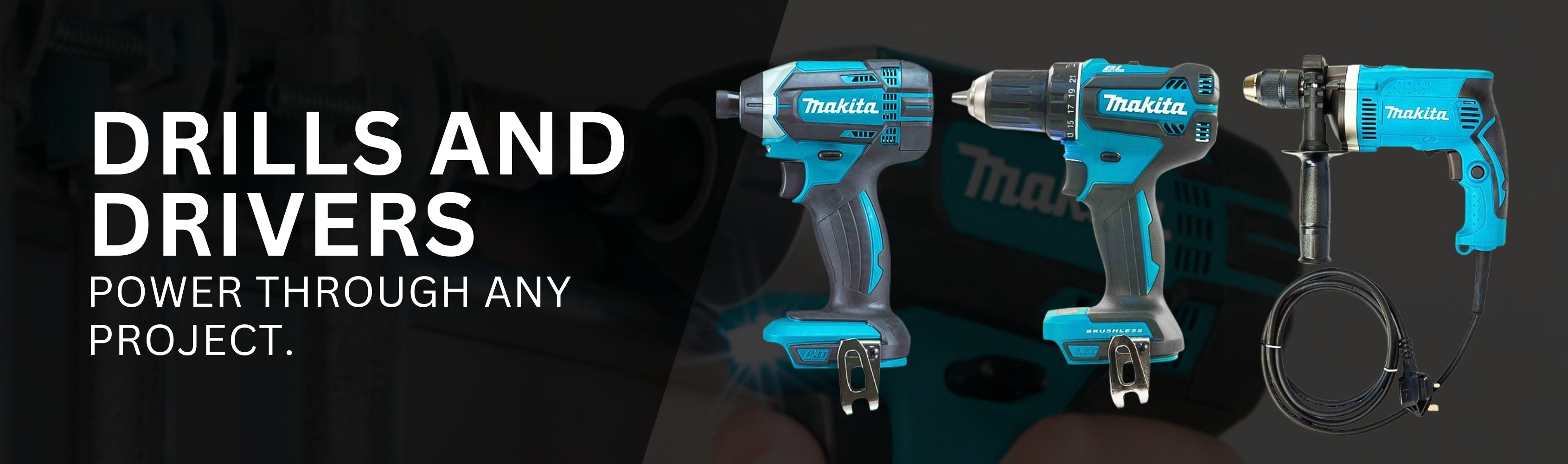 Drills and Drivers Banner