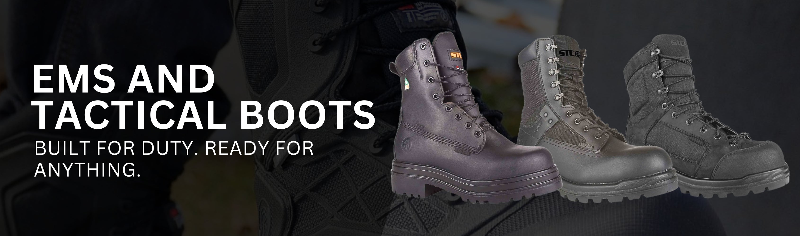 EMS and Tactical Boots Banner