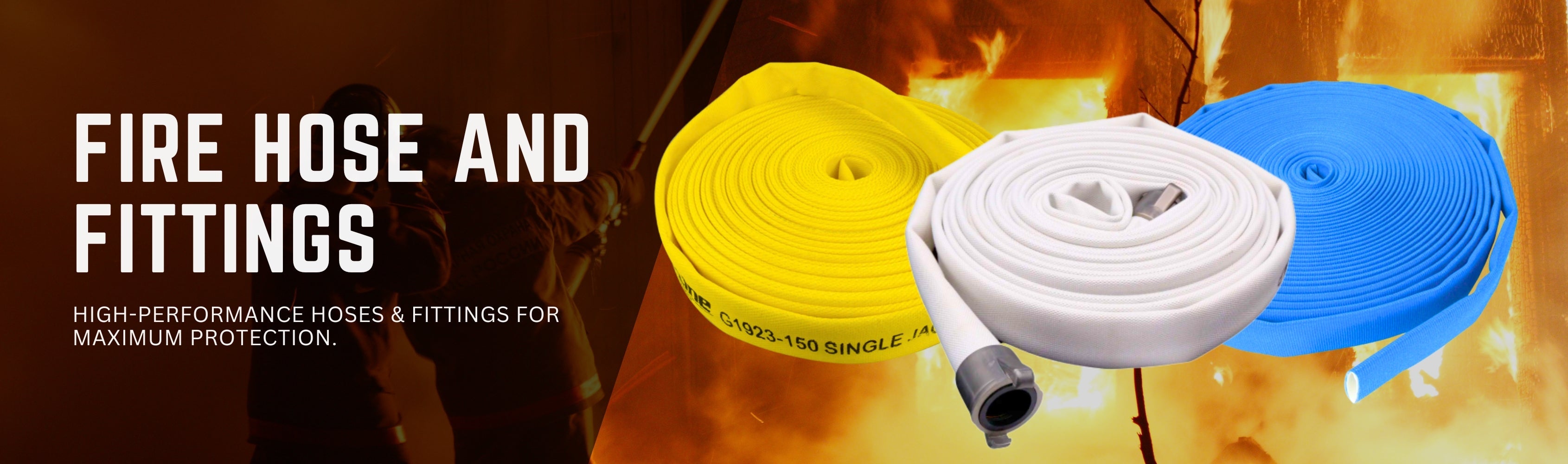 Fire Hose and Fittings Banner