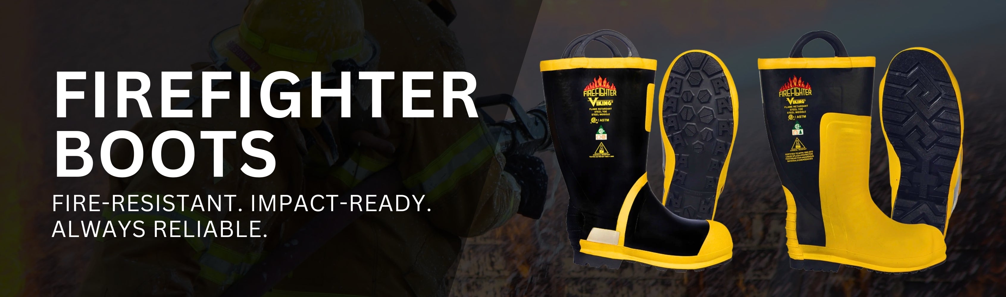 Firefighter Boots Banner