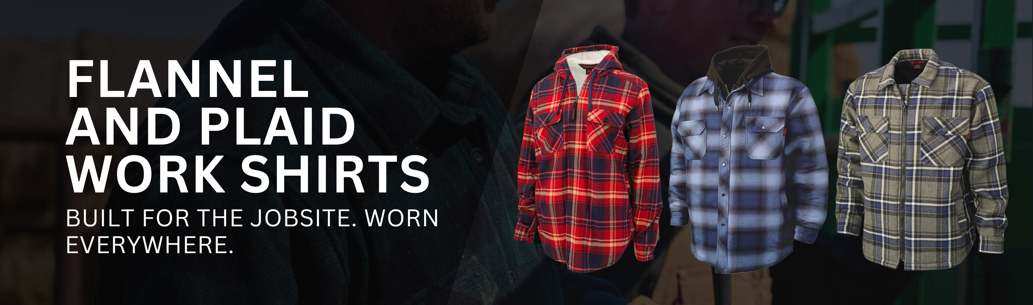 Flannel and Plaid Work Shirts