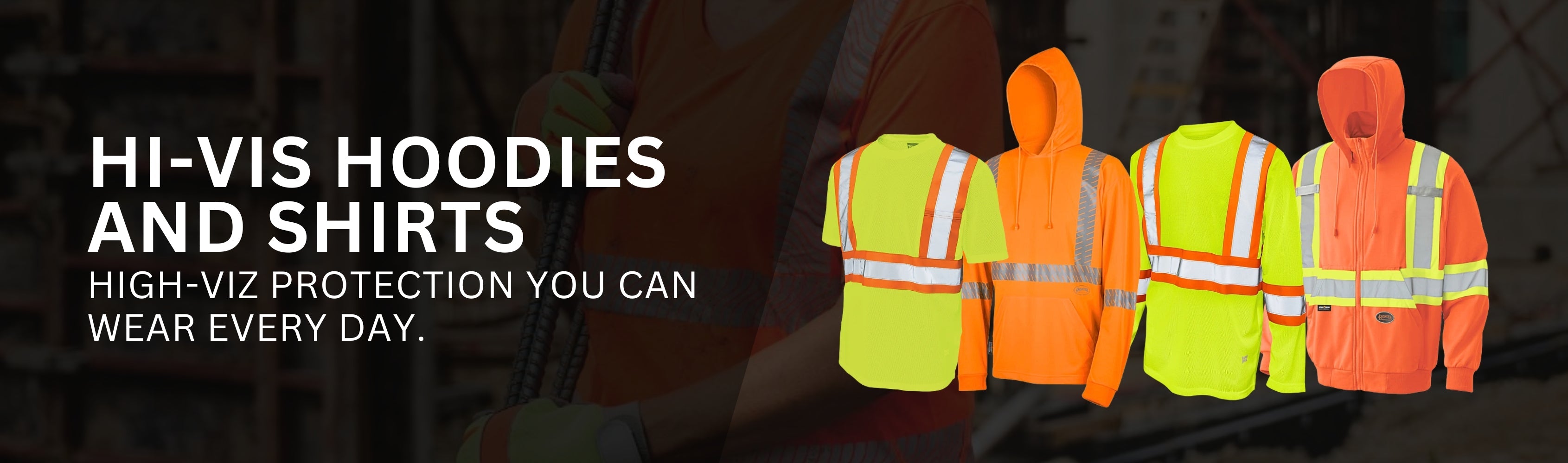 Hi-Vis Hoodies and Shirts