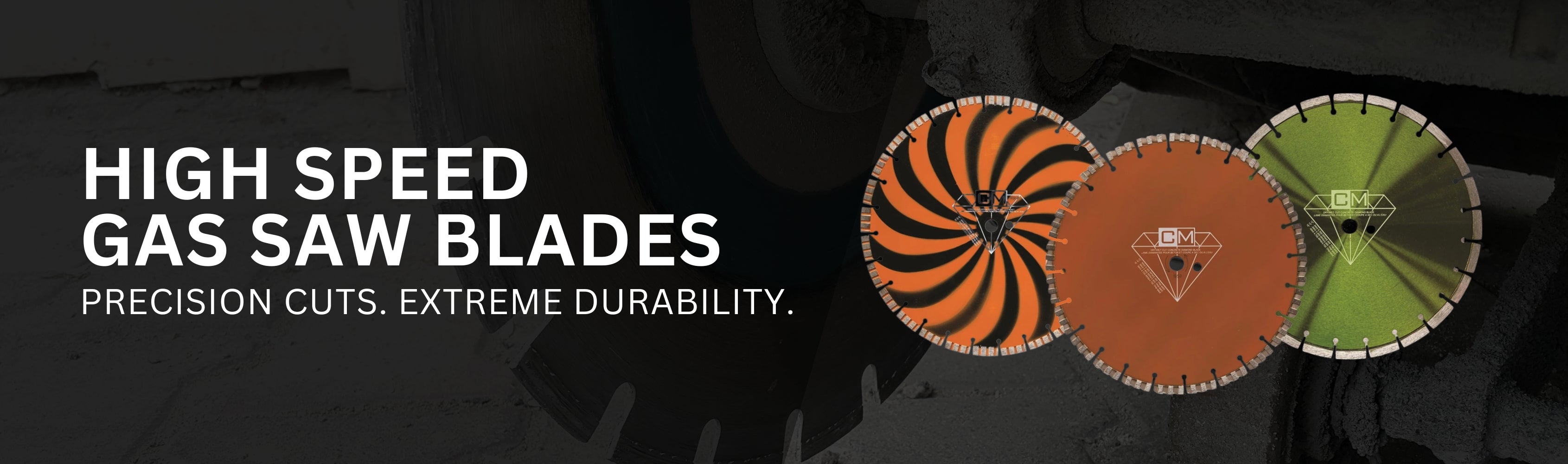 High Speed Gas Saw Blades Banner