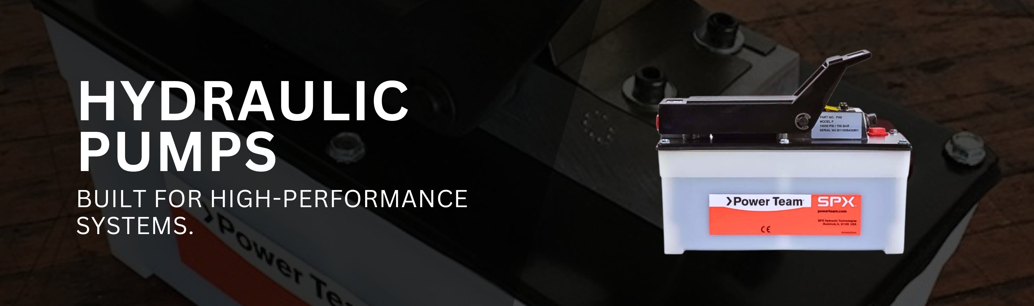 Hydraulic Pumps Banner
