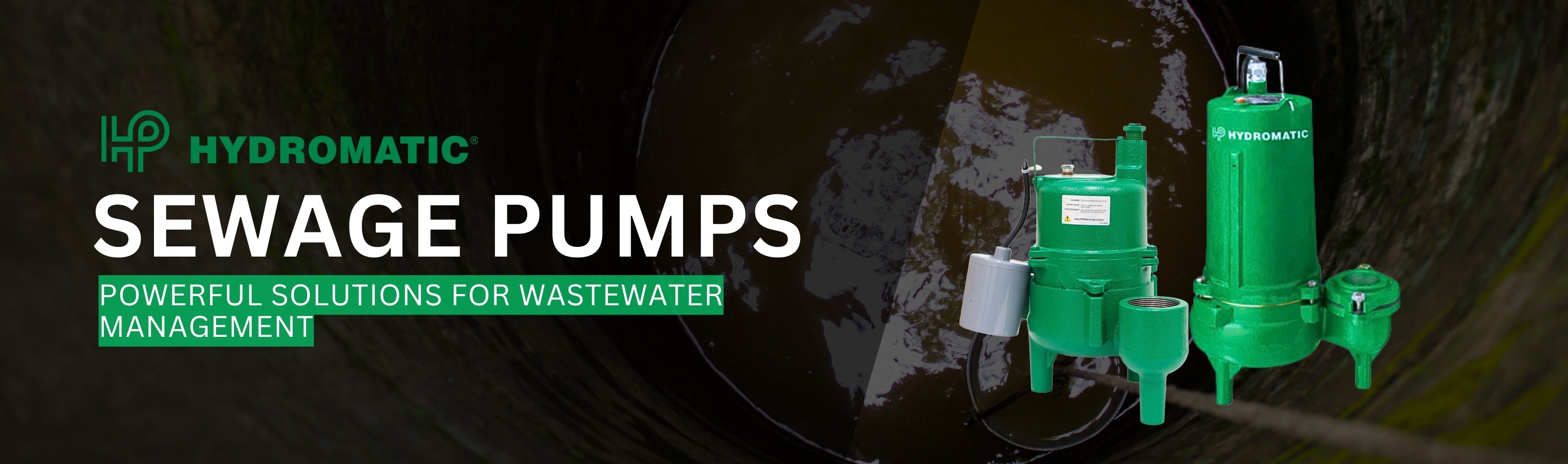 Hydromatic - Sewage Pumps Banner