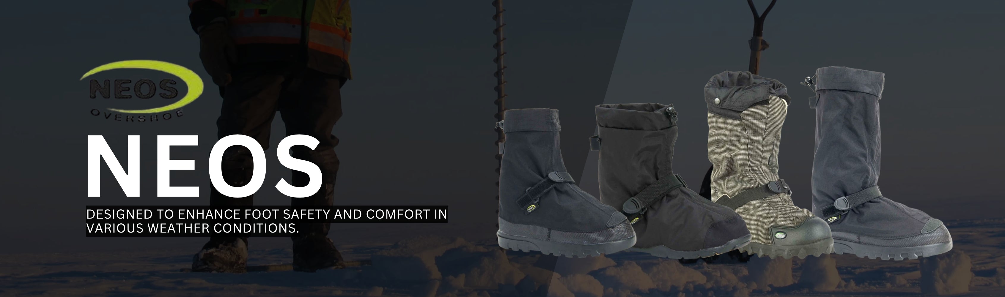 NEOS Overshoes Canada | Waterproof Overshoes for Work and Winter Safety Banner