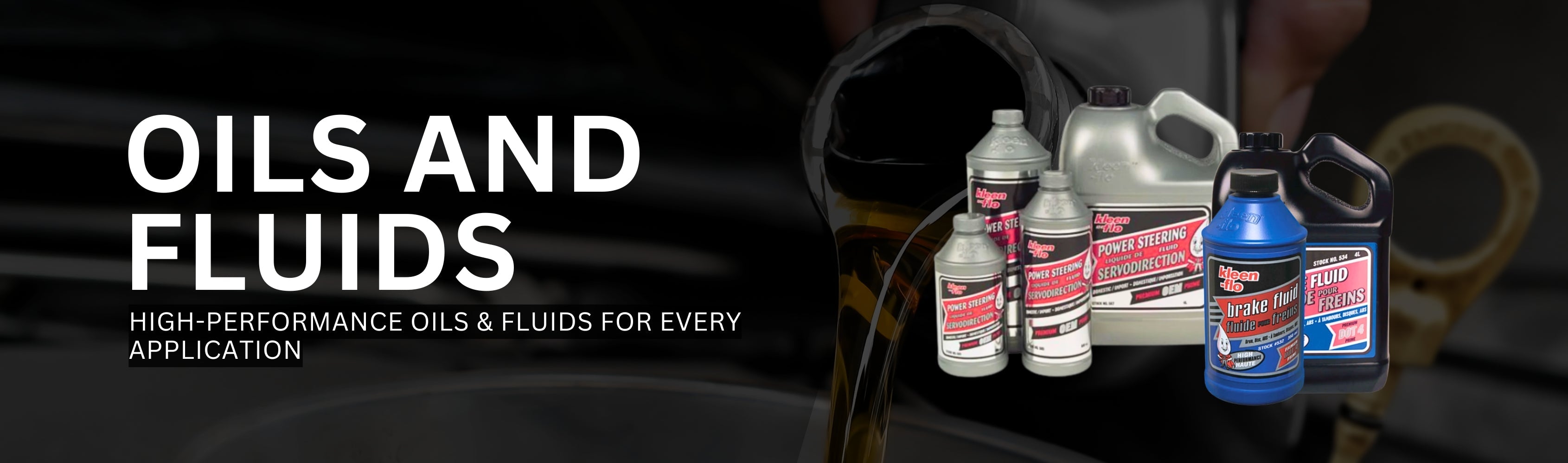 Oils and Fluids Banner