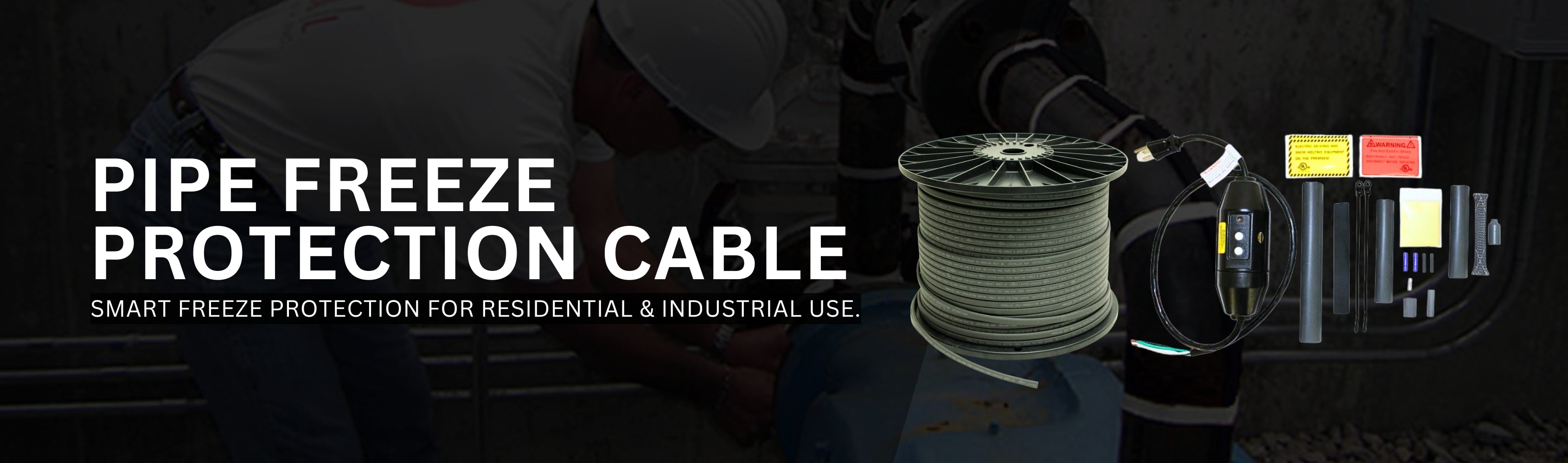 Pipe Freeze Protection Cable Banner