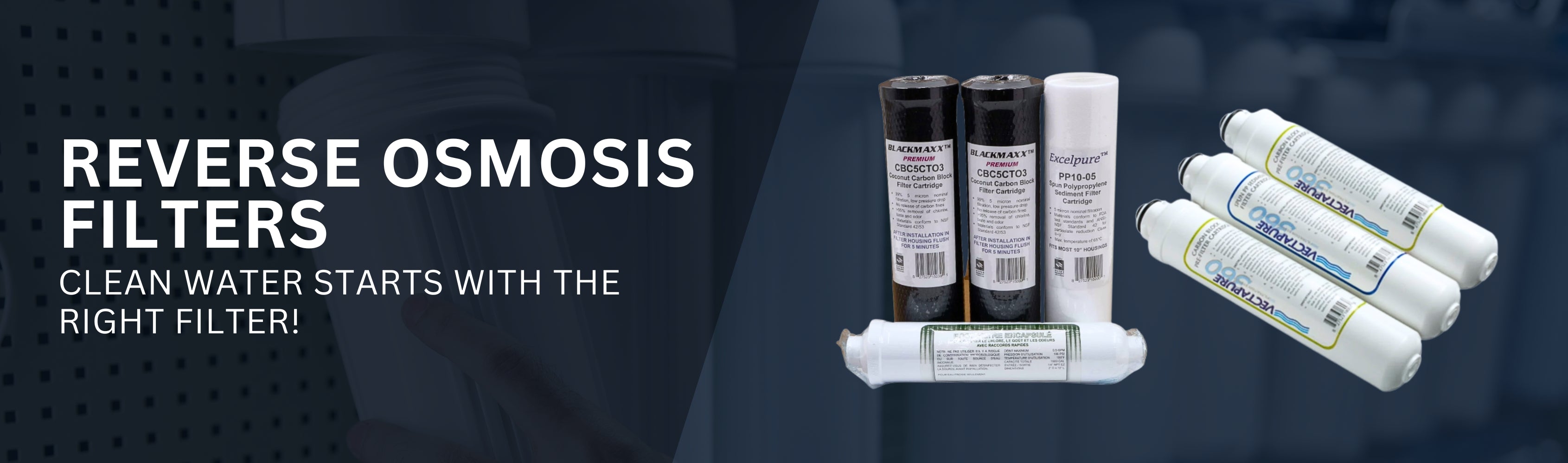 Reverse Osmosis Filters Banner