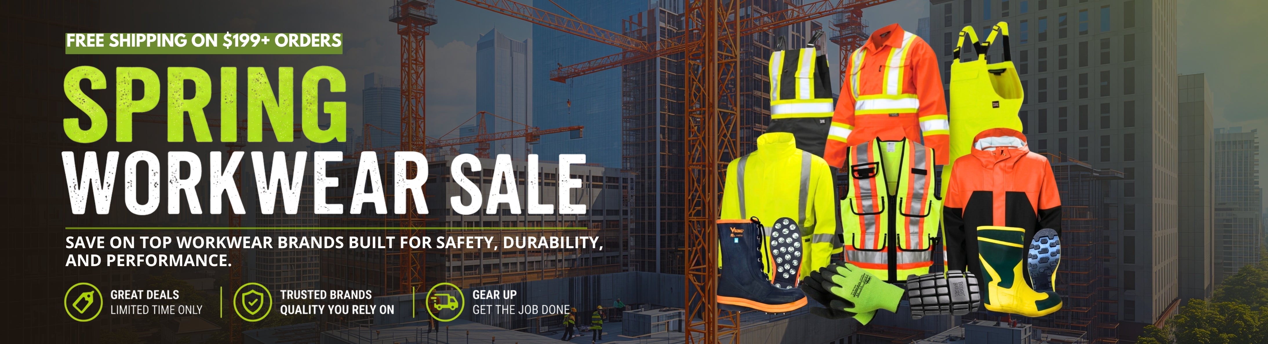 Spring Workwear Sale Banner
