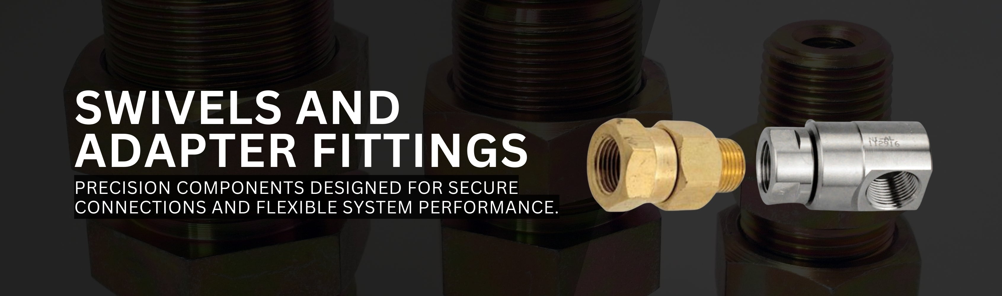 Swivels and Adapter Fittings Banner