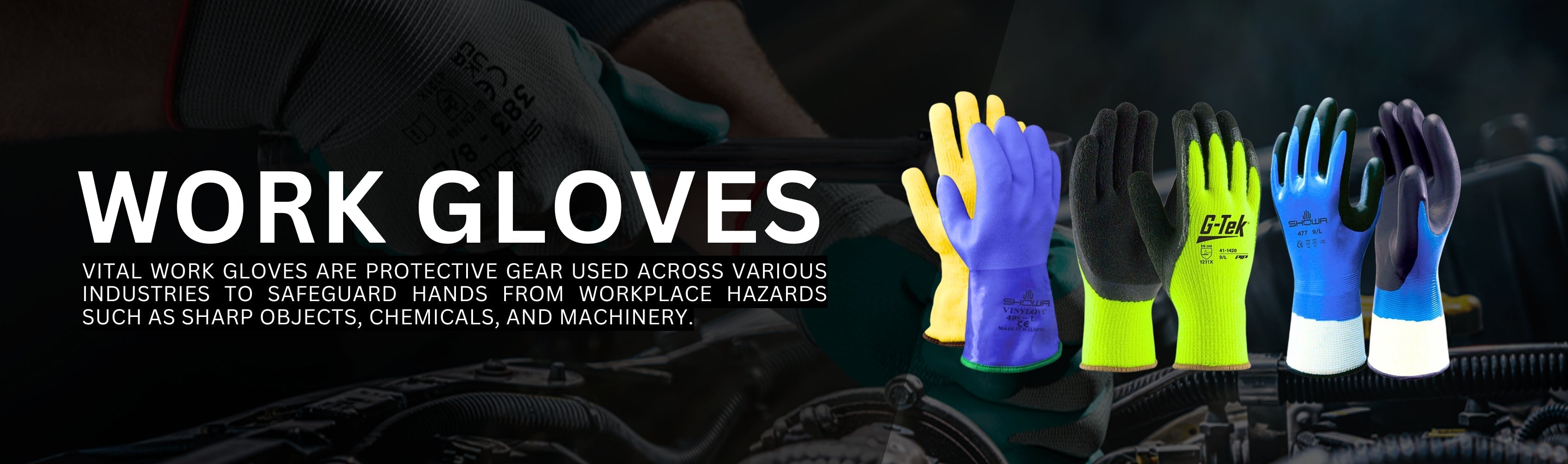 Work Gloves – Protection & Comfort for Every Task Banner