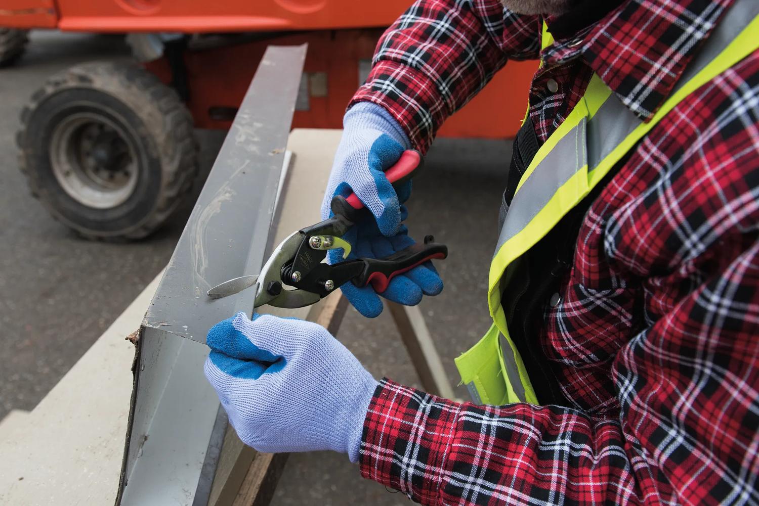 Aviation Tin Snips 3-Piece Set – Left, Right & Straight Cut | Serrated Alloy Steel Blades & Non-Slip Comfort Grips