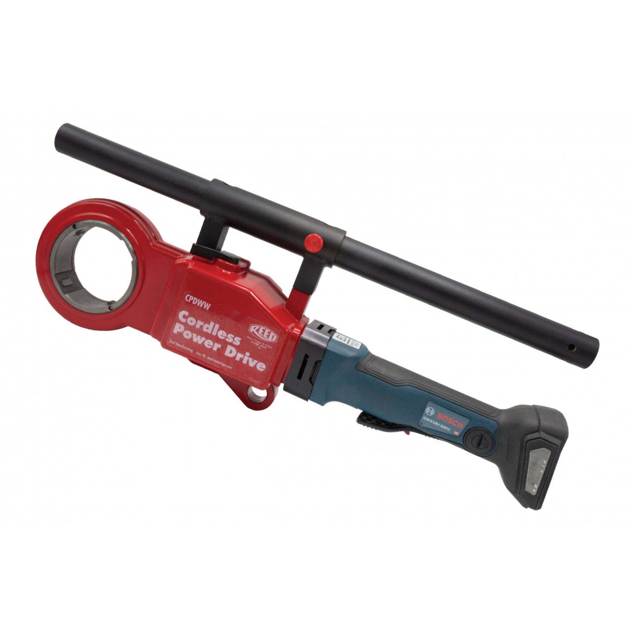 Reed CPDWWLVHN Expandable Leverage Handle | Fits CPDWW Power Drive | Ergonomic Torque Control | Improves Balance for Valve Turning & Waterworks Use