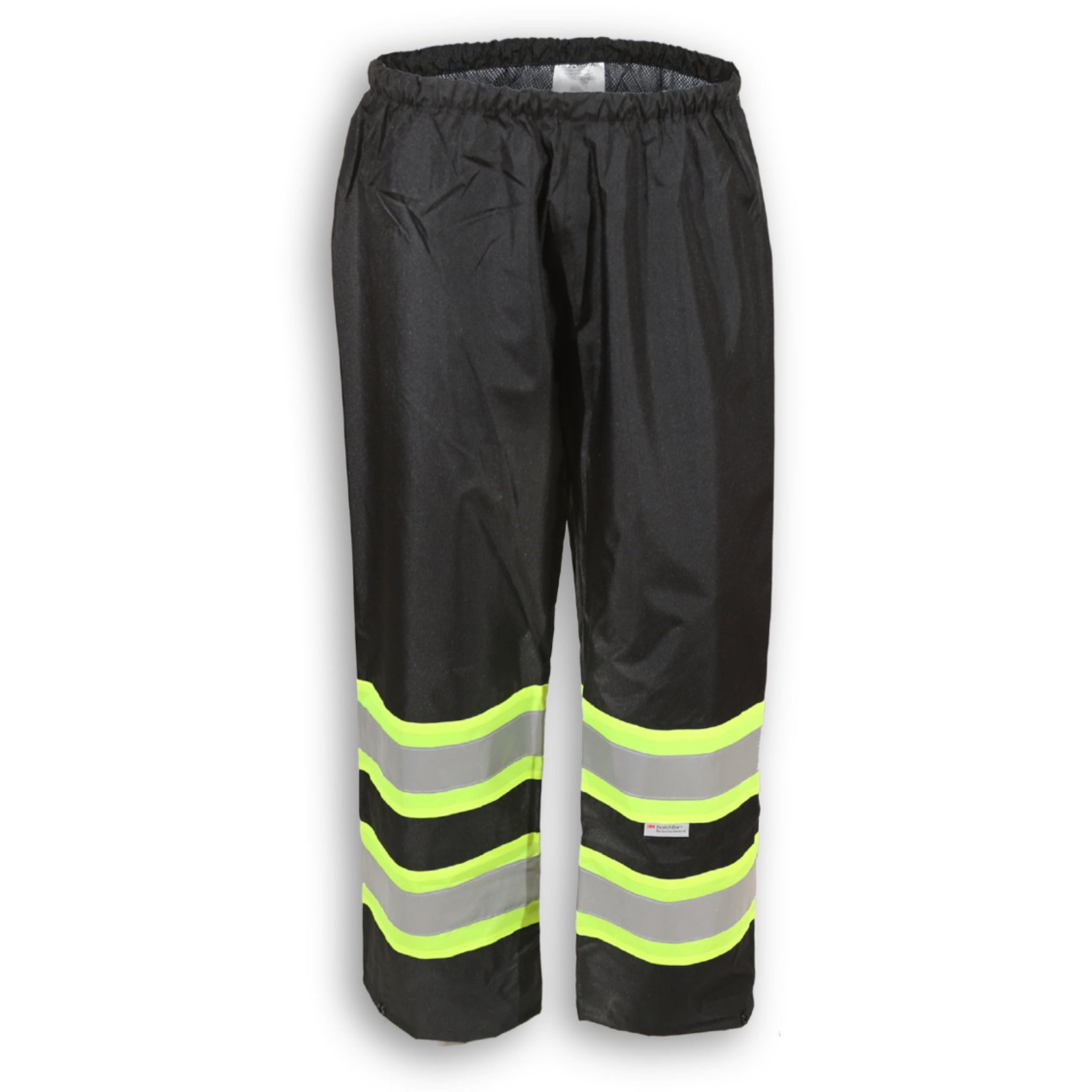 Big K Men's Hi-Vis 300D Breathable Rain Pant with Elastic Waist CSA