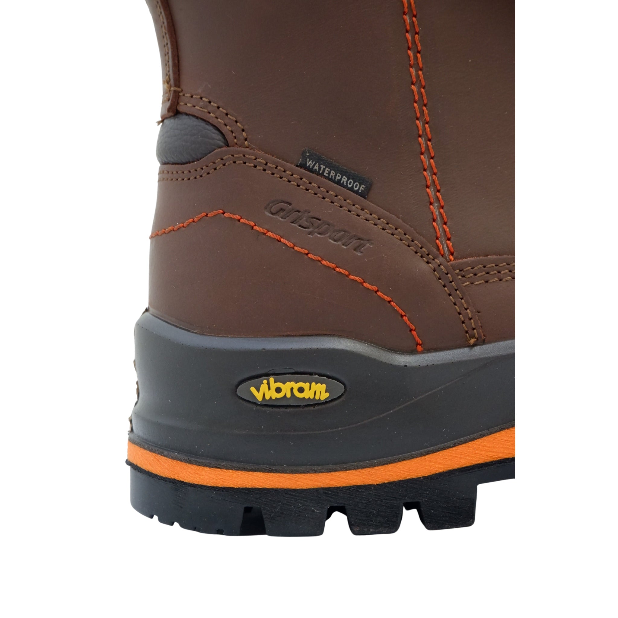 Grisport Men's Moose Pull-On Winter Safety Boots - Leather Waterproof, Vibram® Megagrip Pro Sole, Sizes 7-13 - CSA/ASTM, ESR/EH Rated for Rugged Use