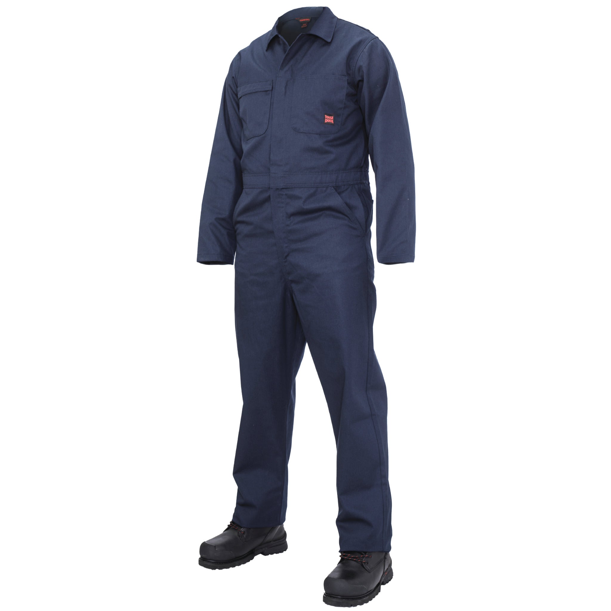 Tough Duck i063 Men's Work Coveralls 7.5 oz Poly/Cotton Unlined, Durable, Multiple Pockets, Storm Flap, Perfect for Mechanics, Ranchers, Construction | Sizes S-3XL - Items
