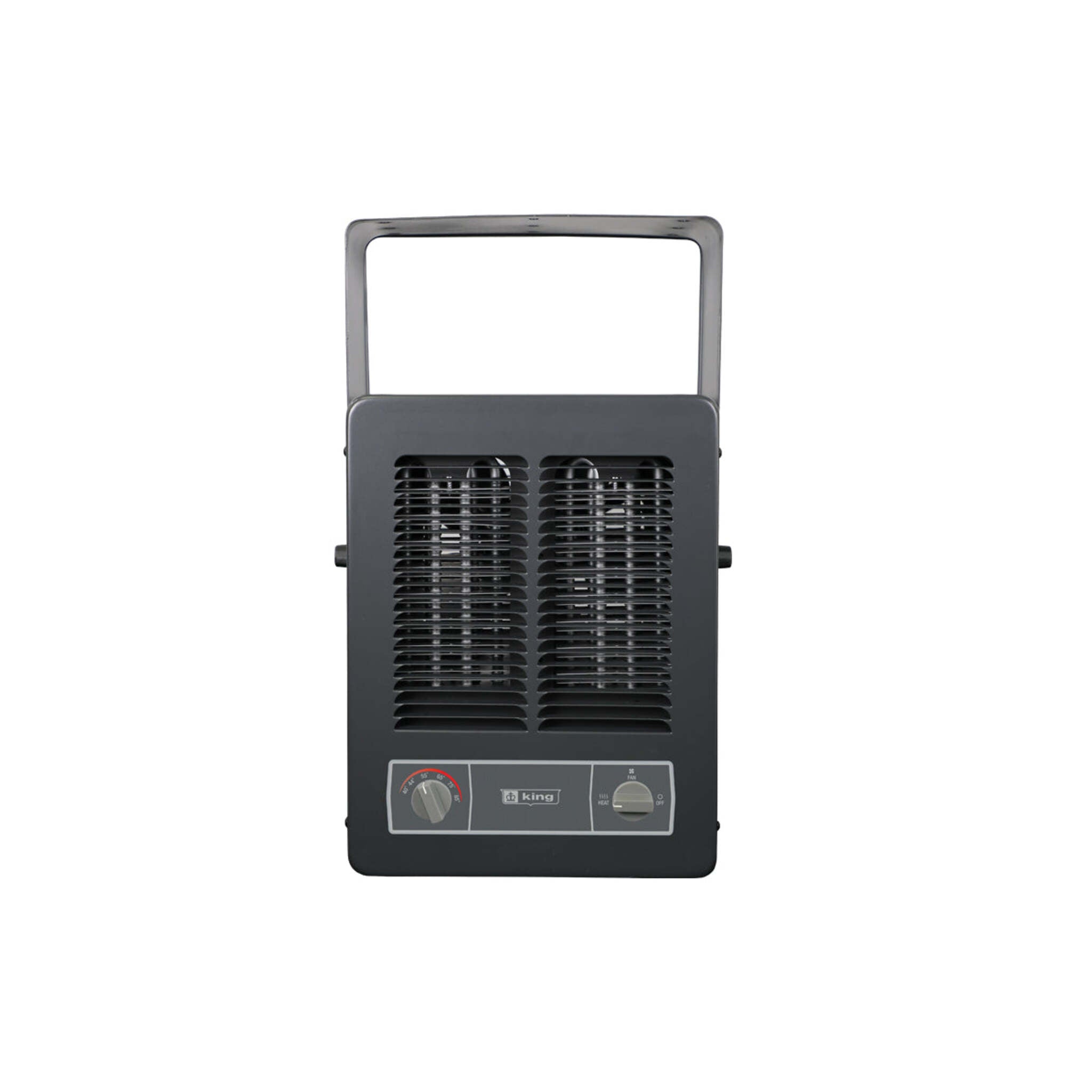 King KBP Compact Electric Unit Heater | Multi-Watt | 120V & 240V Models | Built-In Thermostat | Wall/Ceiling Mount | Shop, Garage, Greenhouse Heat