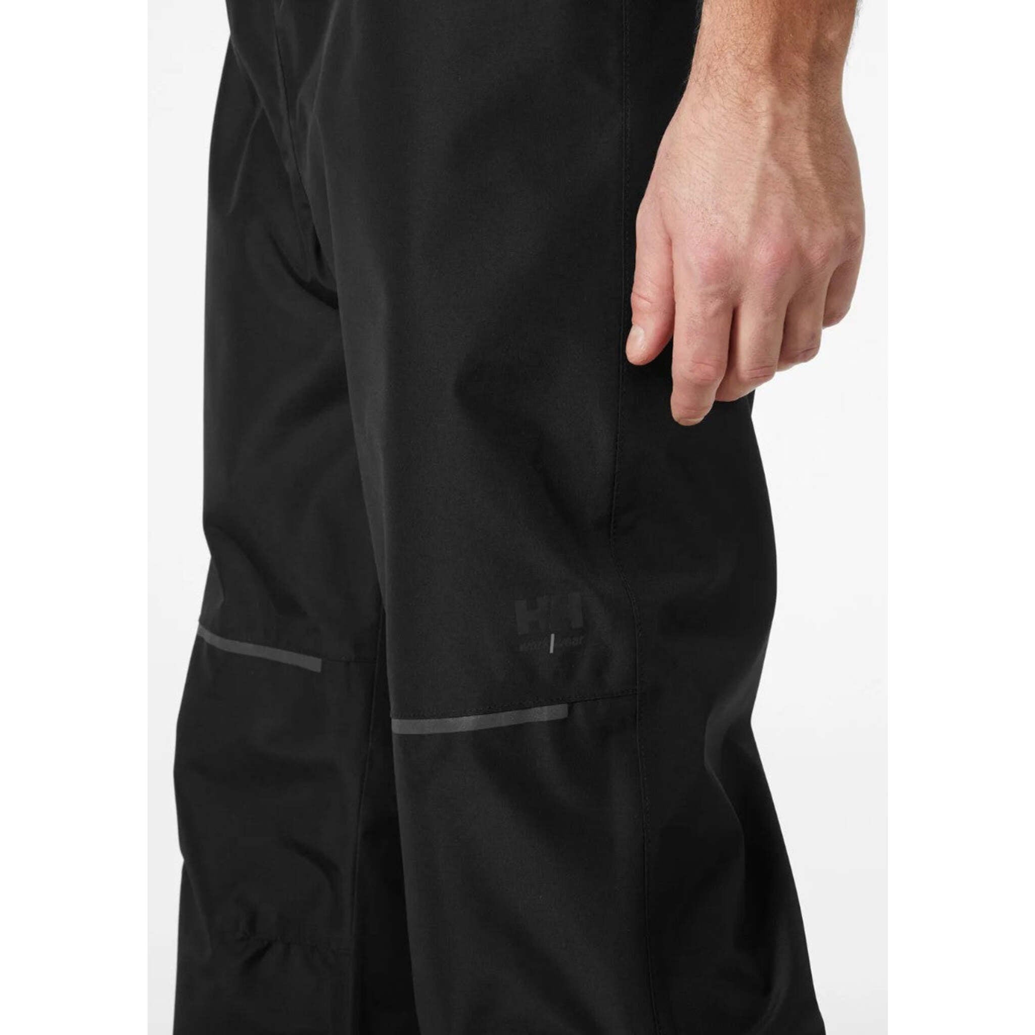 Helly Hansen Men's Shell Work Pants 2.0 Manchester - Waterproof, Windproof, Breathable, Adjustable Waist, Reflective Elements, Weather Protection, Ideal | Sizes S-4XL