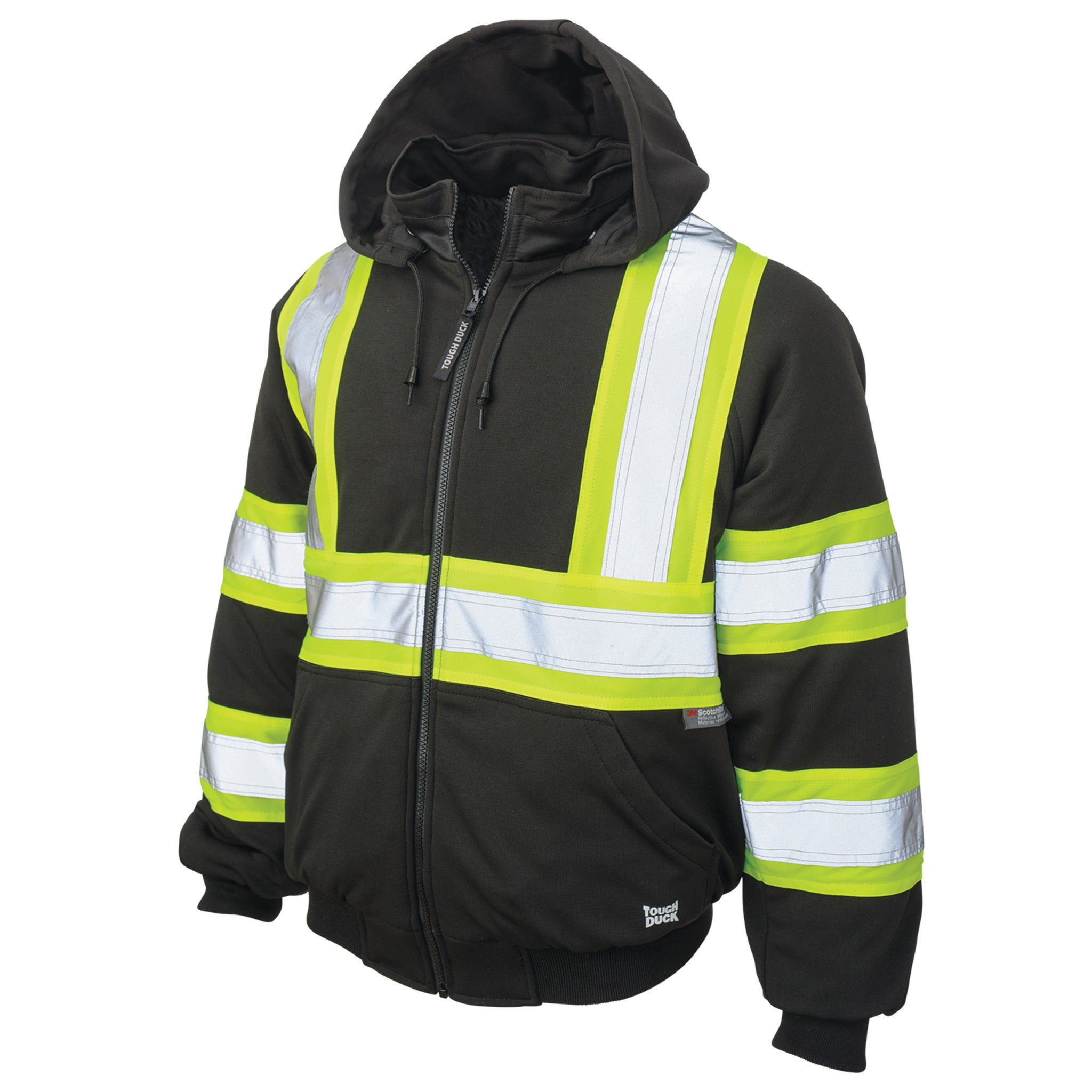 Tough Duck Insulated Safety Hoodie S474 Black L