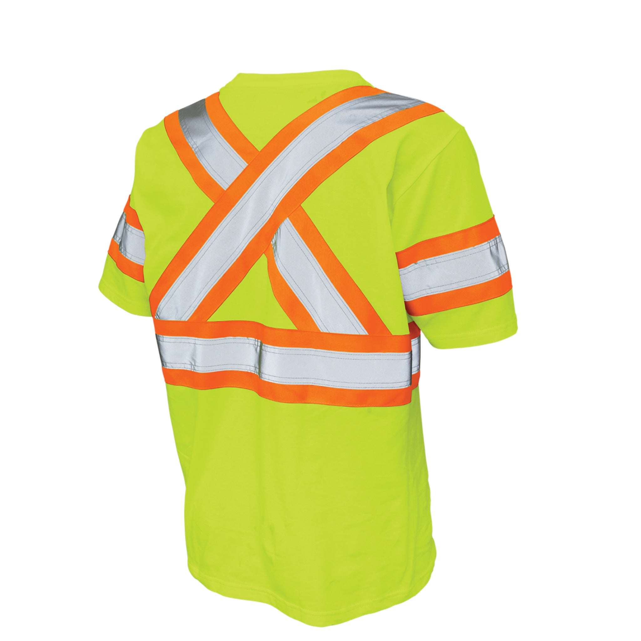 Tough Duck ST11 Men's Hi Vis Safety T-Shirt 100% Cotton, Breathable,