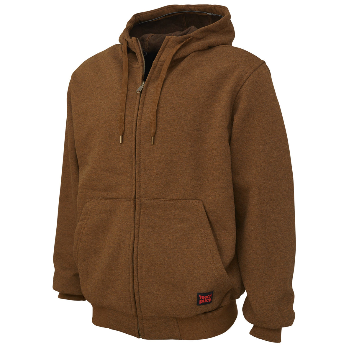 Tough Duck WJ21 Men's Work Hoodie Poly/Cotton, Water Repellent, Heavy-Duty Zip, Three-Piece Hood, Durable, Comfortable | Sizes S-5XL - Items
