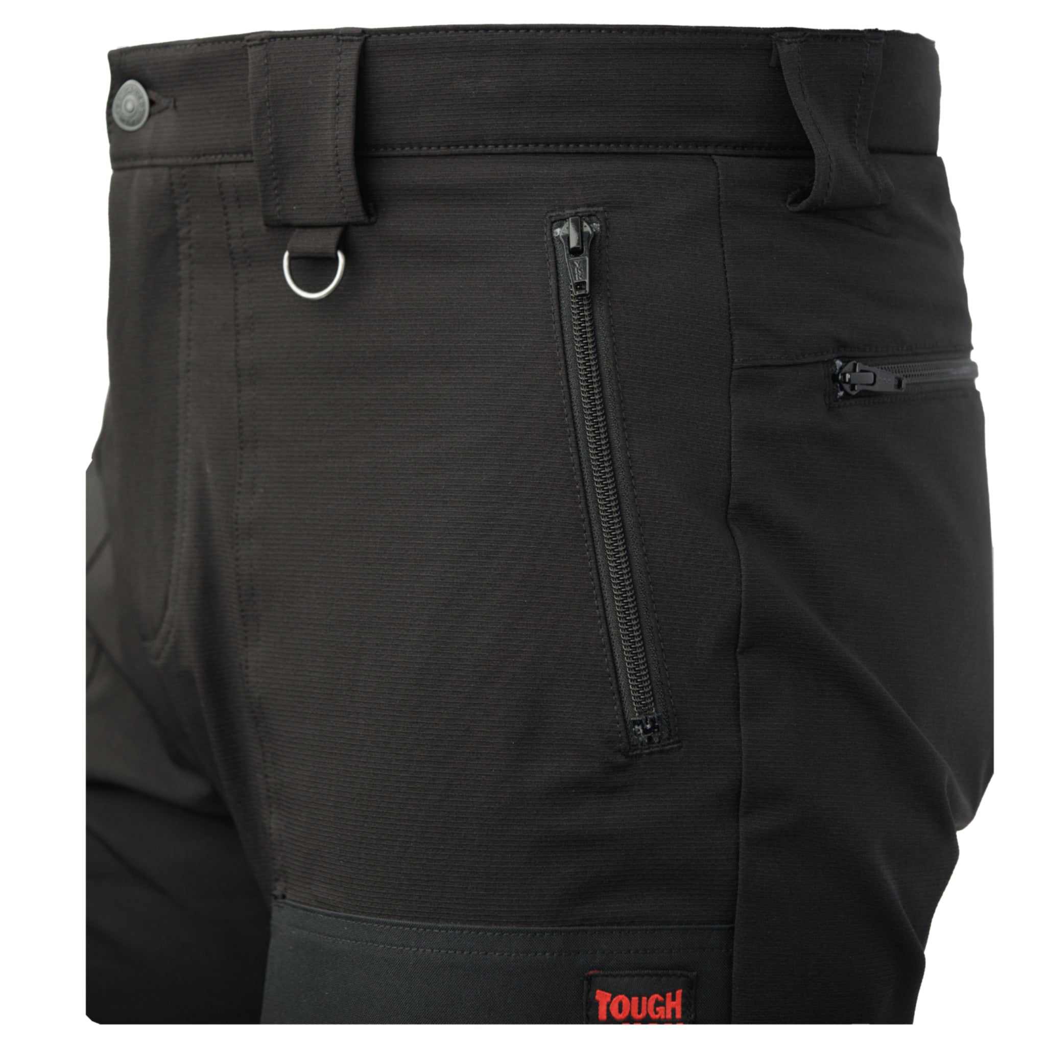 Tough Duck WP14 Men's Comfort Fit Free Flex Jogger, Tapered Leg, 4-Way Stretch, Stain Repellent, Expandable Waistband, Triple-Stitched | Sizes S-2XL
