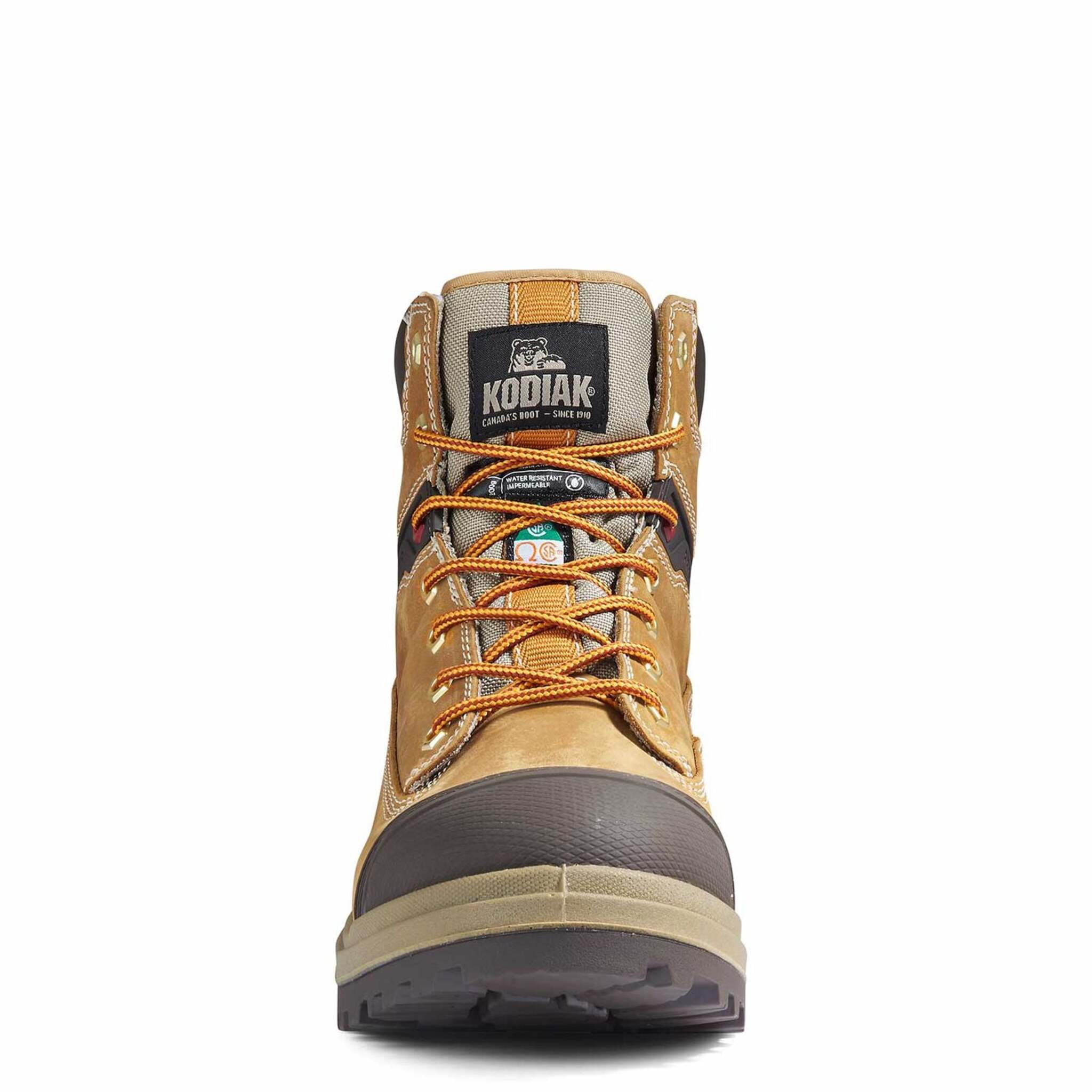 Kodiak Men's 6" Proworker Master Safety Work Boots - Waterproof Full Grain Leather, Composite Toe, Thinsulate Insulation, Slip-Resistant | Sizes 7-13