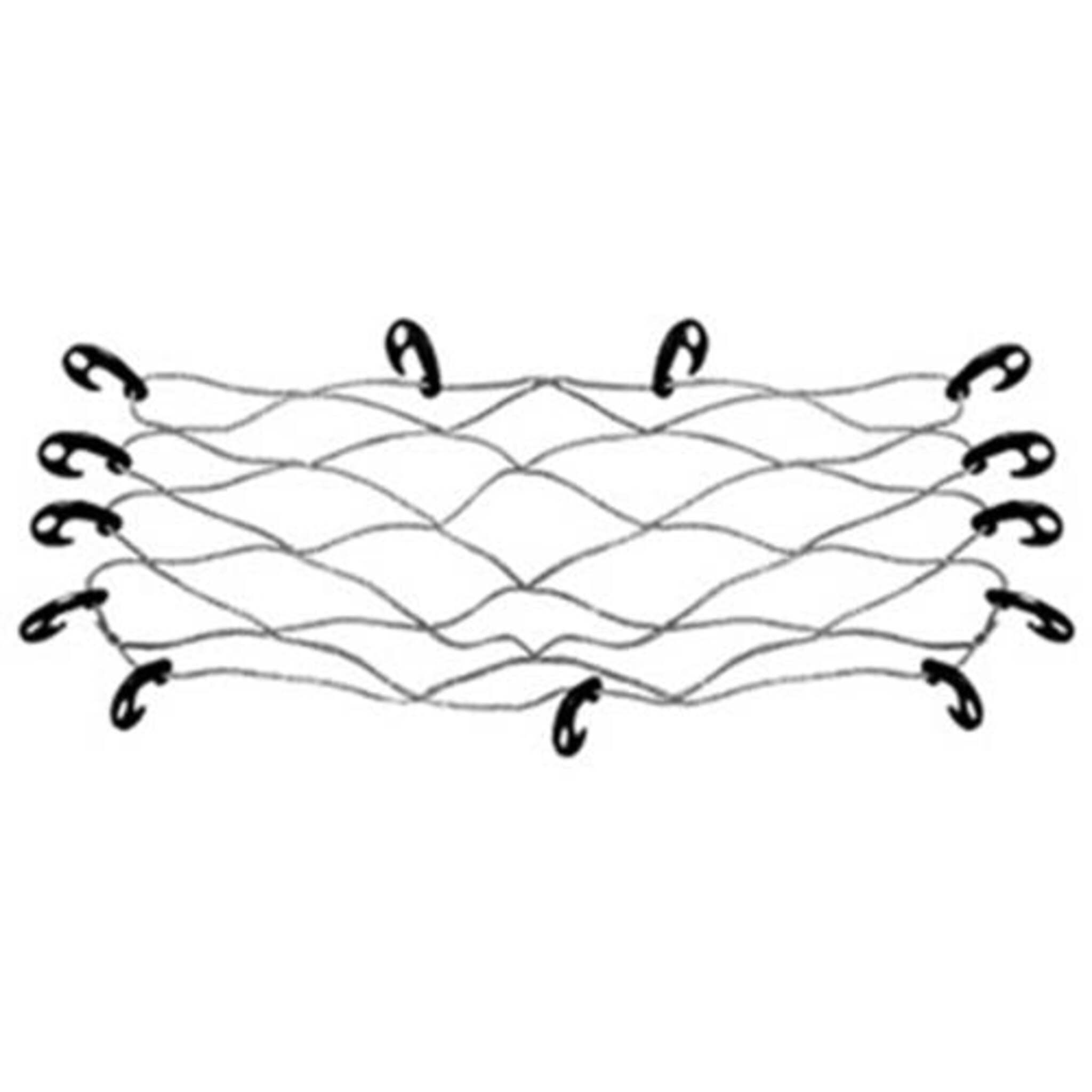 Dynaline Premium Pickup Truck Cargo Nets with Robust Webbing and Heavy-Duty Hooks