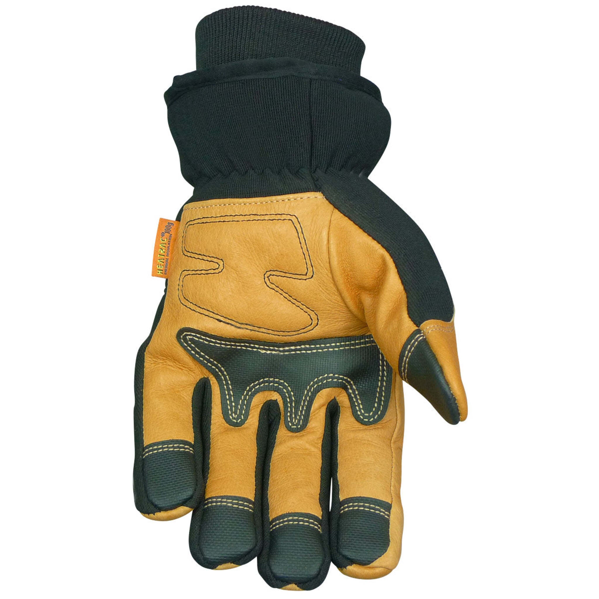 Caiman 2960 MAG Pig Grain Leather Waterproof Winter Work Gloves – HEATRAC Insulated, Durable, Flexible for Construction, Utility & Cold Weather Use