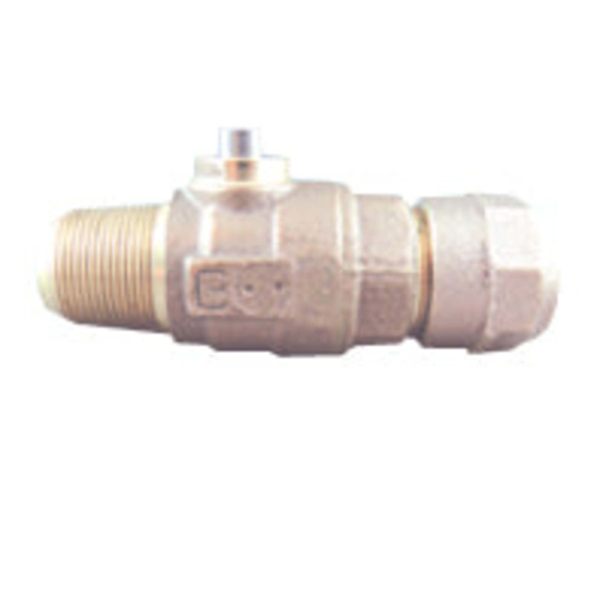 Main Stop LF Brass Compression x AWWA Copper Tube Size – CTS & HDPE Compatible | 300 PSI Rated | NSF 61/372 | Cambridge Brass Water Line Valve