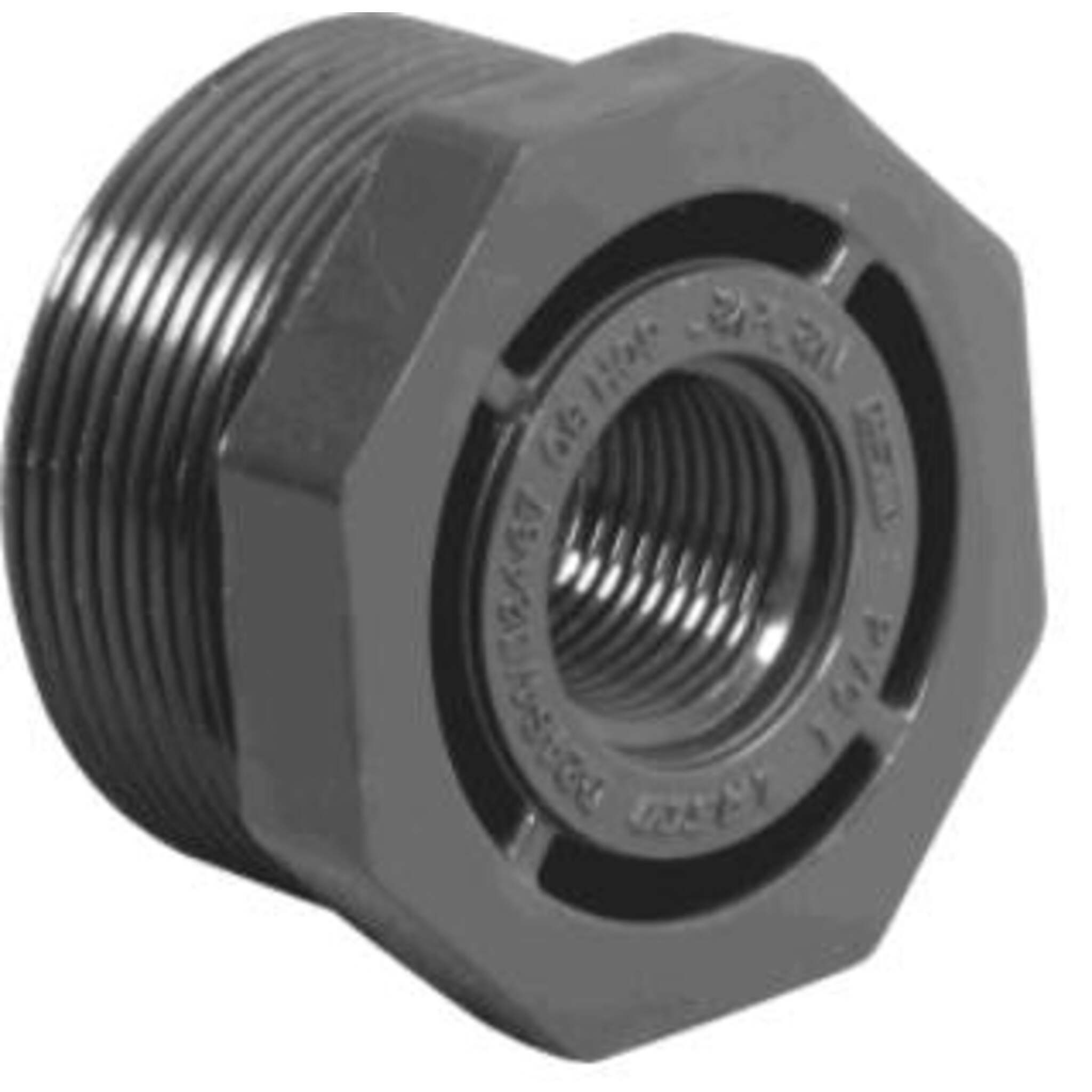 Lasco 1/4" to 4" Sch 80 PVC MPT x FPT Threaded Reducer Bushings Fittings and Valves - Cleanflow
